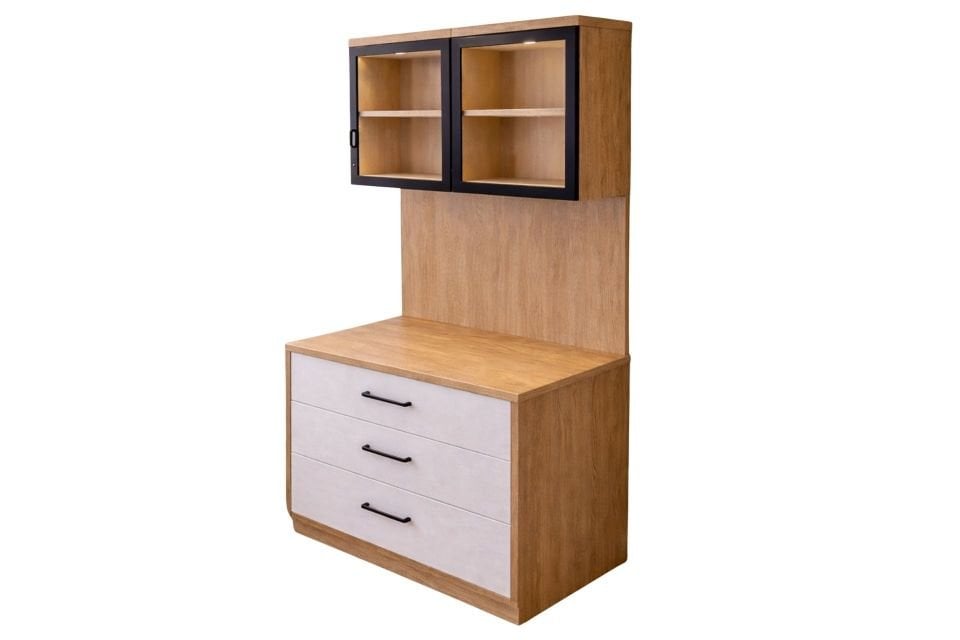 Liveo Kahve Köşesi, Çok Amaçlı Çekmeceli Camlı Kahve Ünitesi