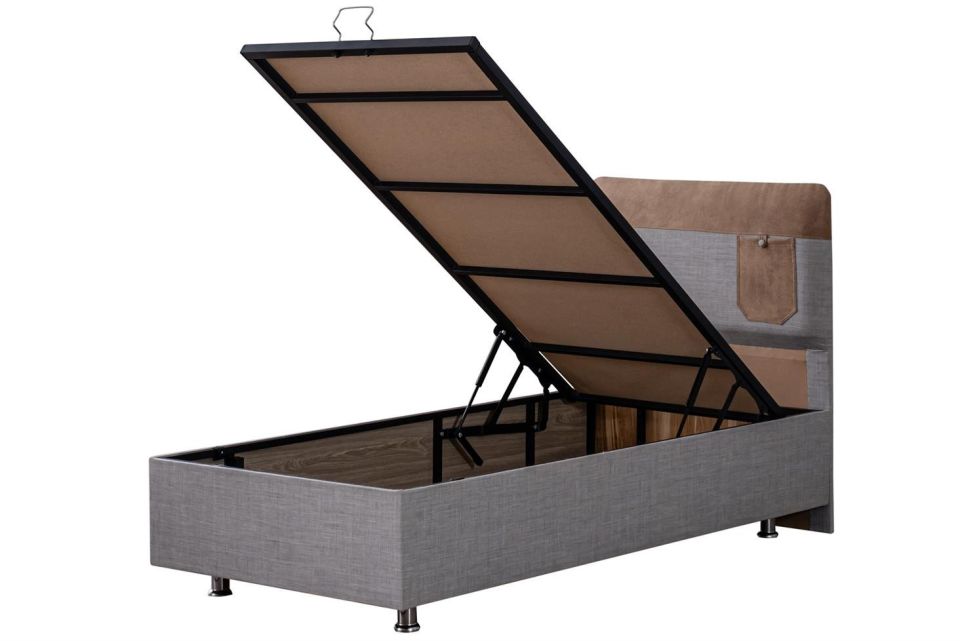 Flora Baza Başlık Flora Yatak Seti 90 x 200 - Kahve
