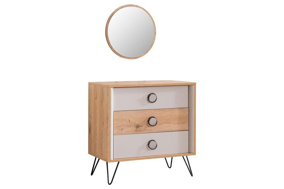 Dolunay Aynalı Şifonyer