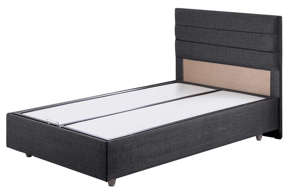 Sofia Baza Başlık Comfort Yatak Seti 90 x 190 - Antrasit
