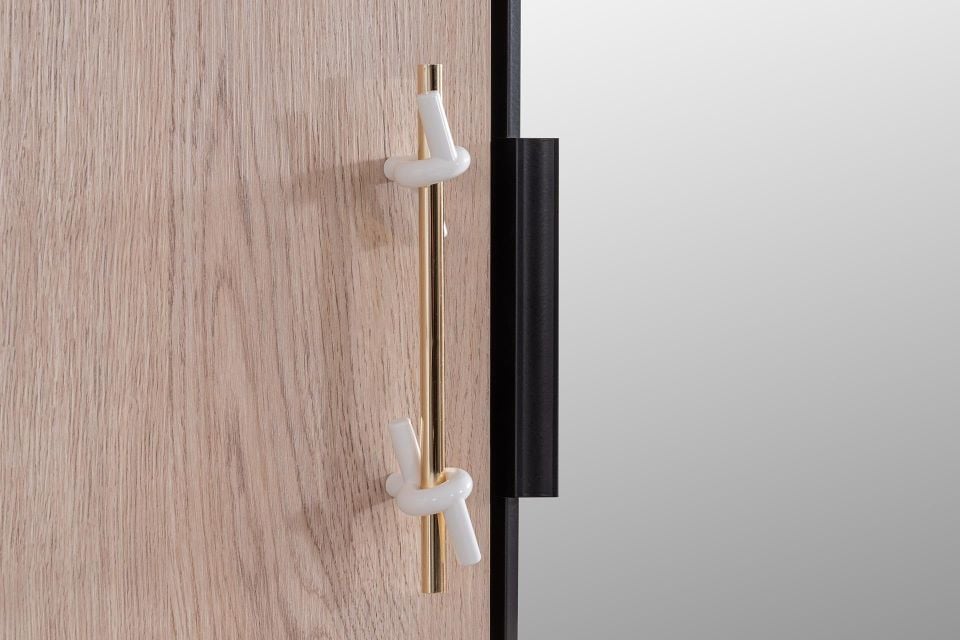 Rosetta Ledli 3 Kapaklı Dolap