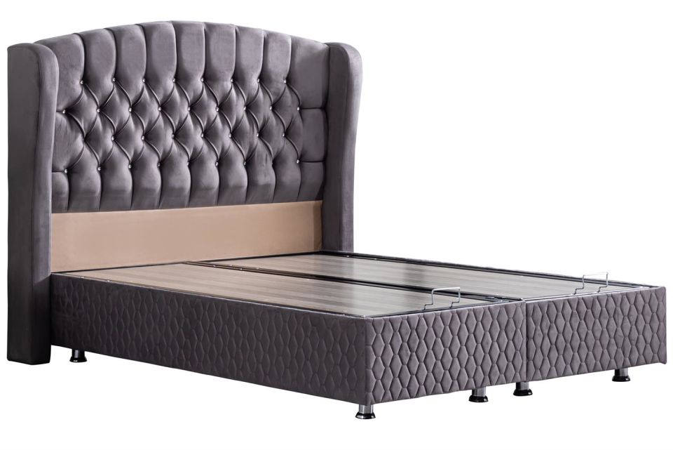 Nice Baza Başlık Seti 160 x 200 - Antrasit