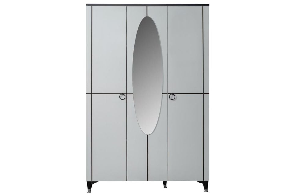 Octo 3 Kapaklı Aynalı Dolap