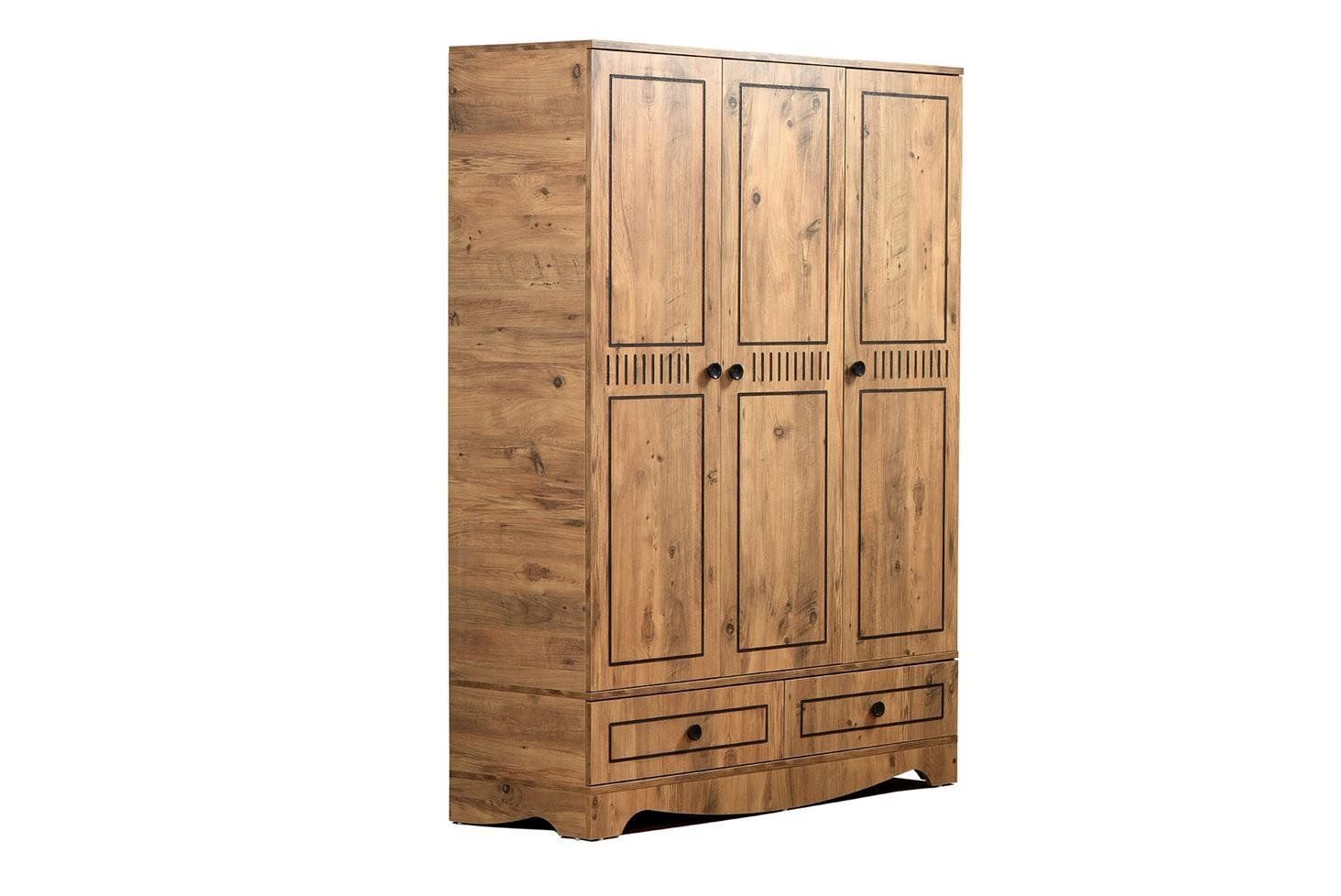 Papatya 3 Kapaklı Dolap