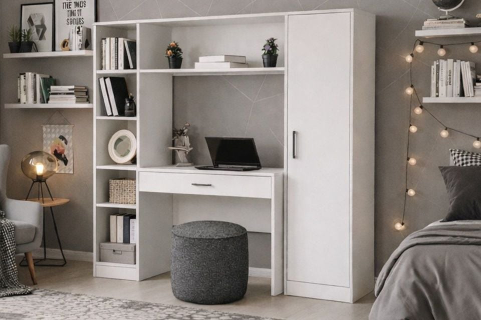 Hekta Kapaklı Kitaplıklı, Kitaplıklı Çalışma Masası