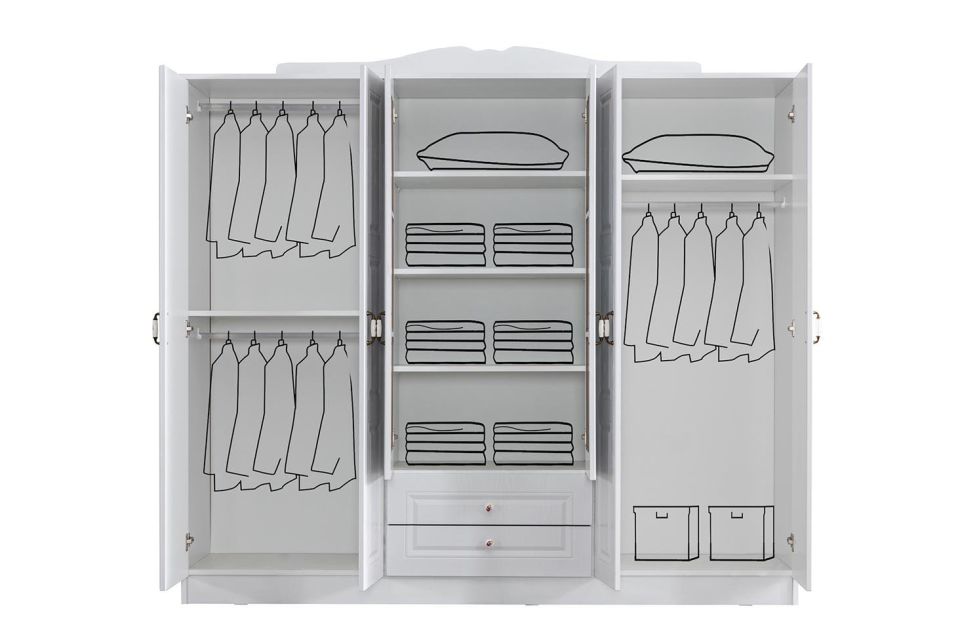 Country West 6 Kapaklı Dolap