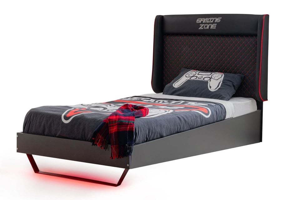 Gamer Deri Başlıklı Karyola