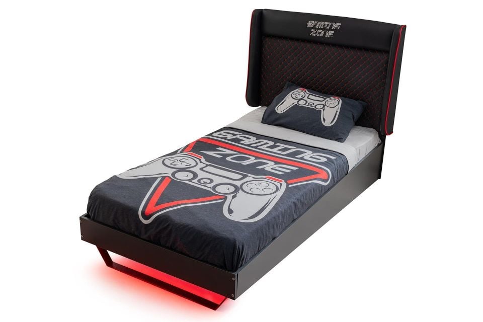 Gamer Deri Başlıklı Karyola