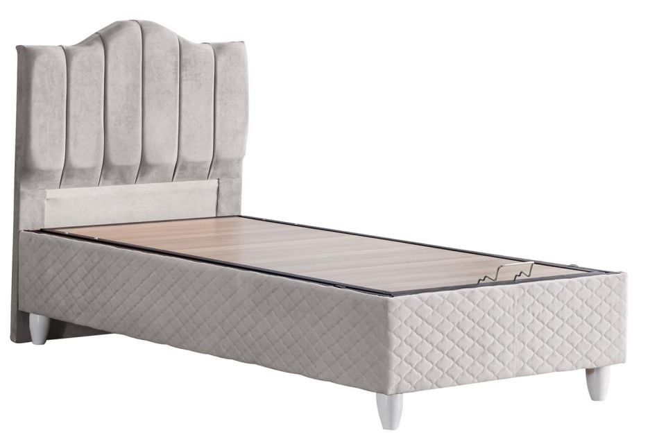 Trend Baza Başlık Seti 90 x 190 - Gri