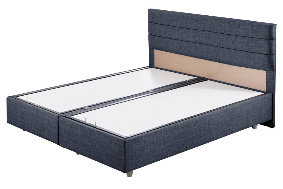 Sofia Çift Kişilik Baza Başlık Letto Yatak Seti 180 x 200 - Lacivert