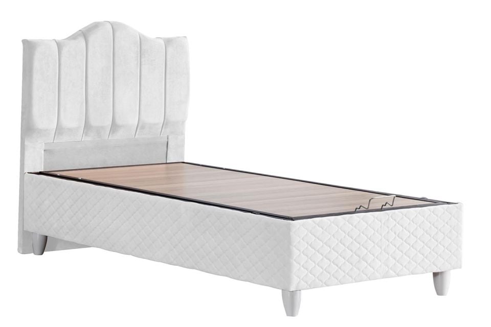 Trend Baza Başlık Seti 120 x 200 - Beyaz