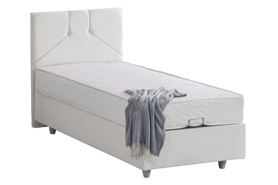 Wick Baza Başlık Letto Yatak Seti 120 x 200 - Beyaz