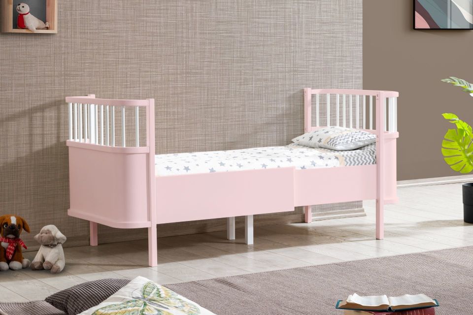 Trend MDF Büyüyen Beşik Pembe