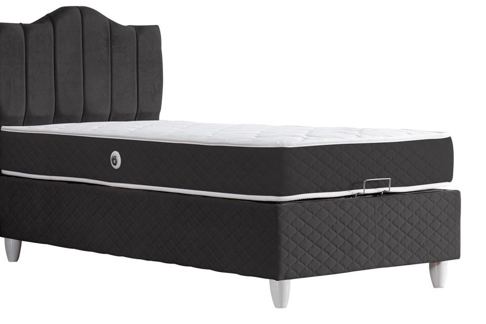 Trend Baza Başlık Letto Yatak Seti 90 x 200 - Antrasit