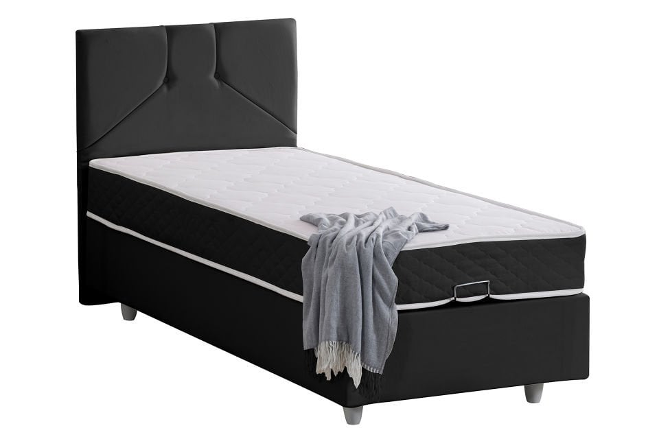 Wick Baza Başlık Letto Yatak Seti 100 x 200 - Antrasit
