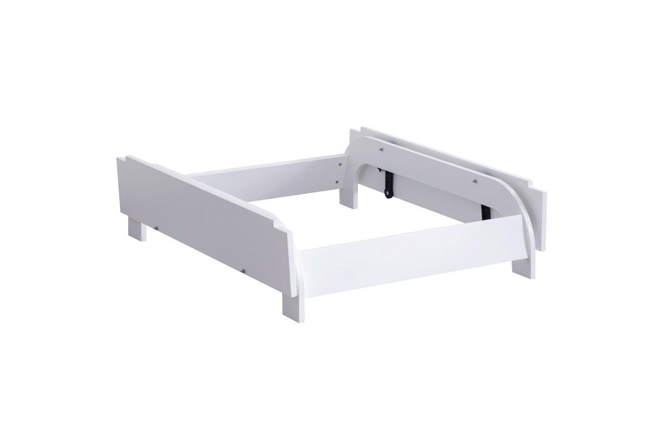 Bella Sallanabilir Büyüyen MDF Beşik Beyaz