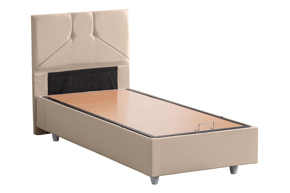 Wick Baza Başlık Letto Yatak Seti 100 x 200 - Bej