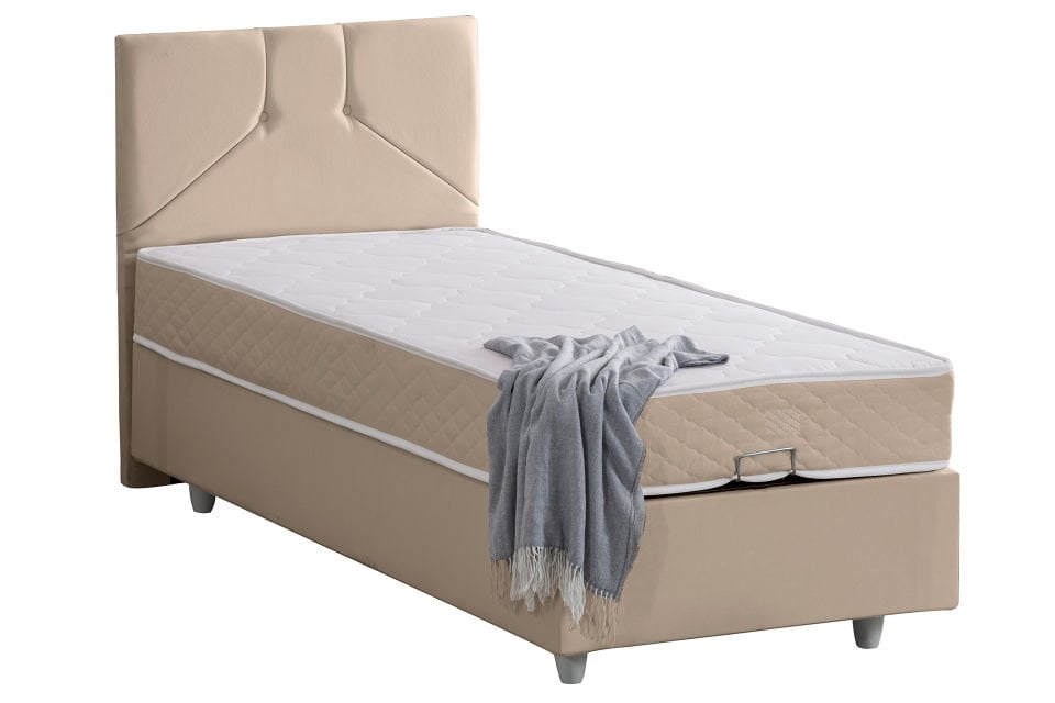 Wick Baza Başlık Letto Yatak Seti 120 x 200 - Bej