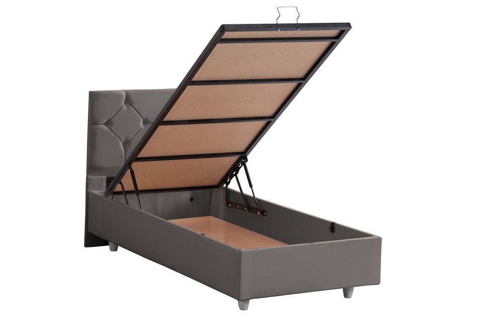 Glamis Baza Başlık Seti 90 x 190 - Gri