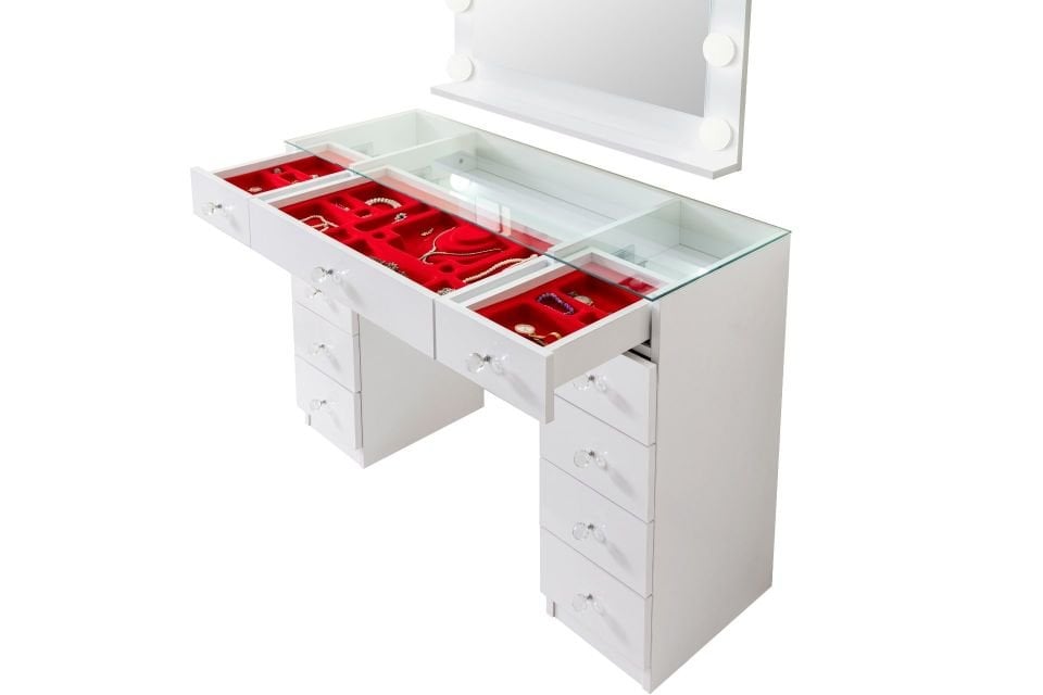 Velvet Aynalı Makyaj Masası