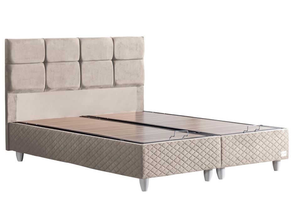Gümüş Baza Başlık Seti 100 x 200 - Krem