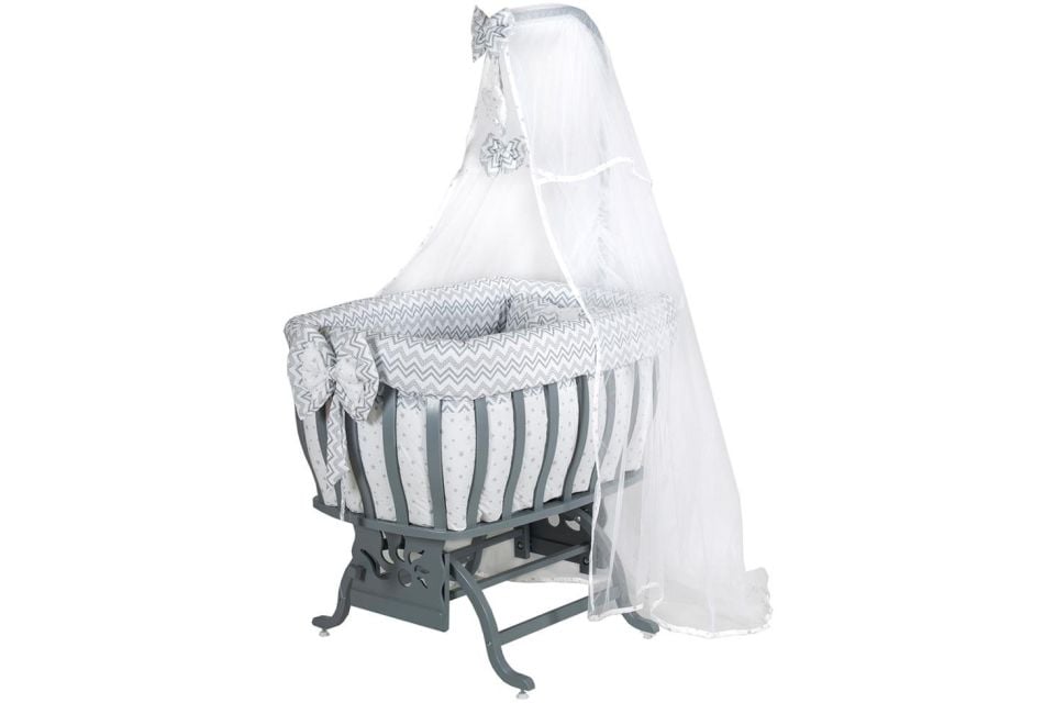 Fiyonklu Özel Seri MDF Sallanan Beşik