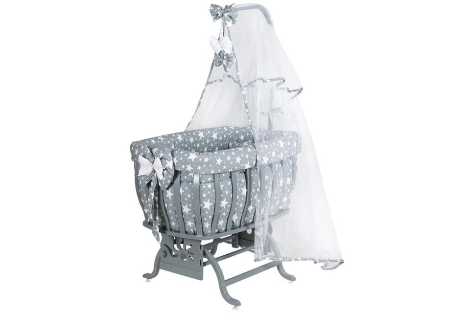 Fiyonklu Özel Seri MDF Sallanan Beşik