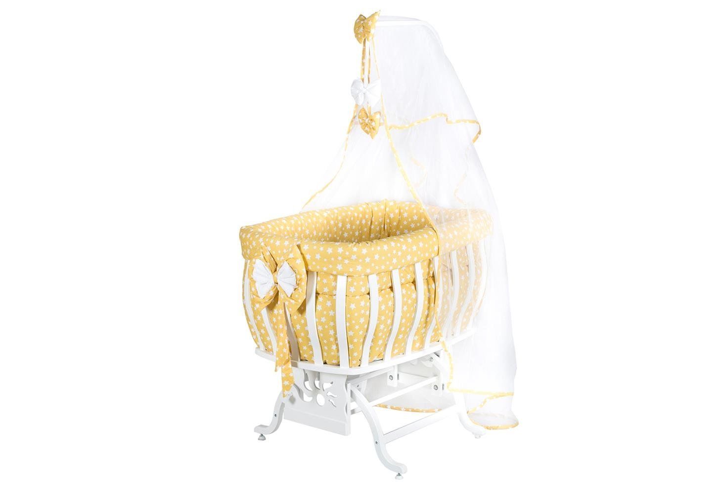 Fiyonklu Yıldızlı MDF Sallanan Beşik