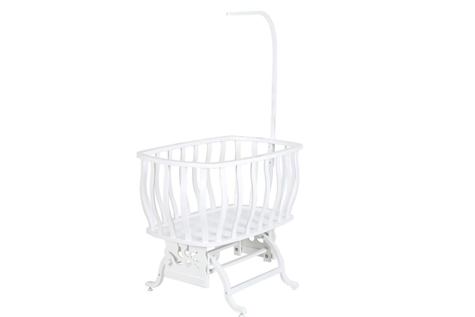 Fiyonklu Yıldızlı MDF Sallanan Beşik