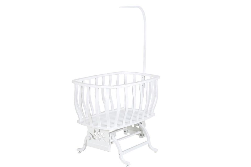 Fiyonklu Yıldızlı MDF Sallanan Beşik