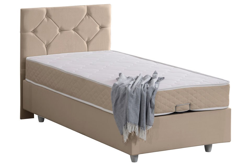 Glamis Baza Başlık Letto Yatak Seti 100 x 200 - Bej