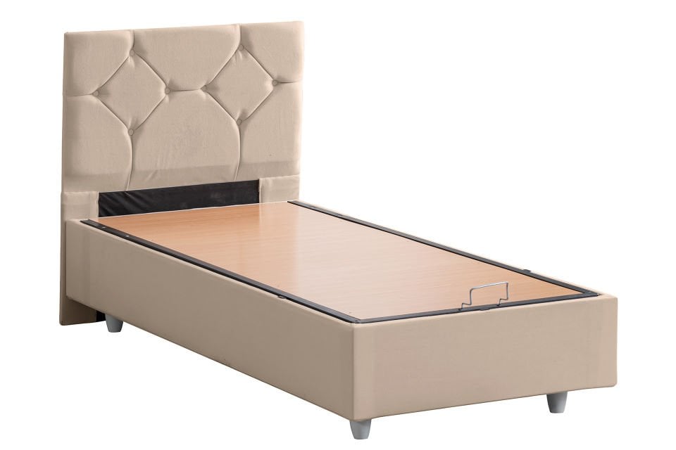 Glamis Baza Başlık Letto Yatak Seti 100 x 200 - Bej
