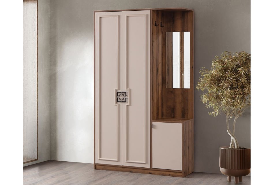 Fersa Aynalı Portmanto