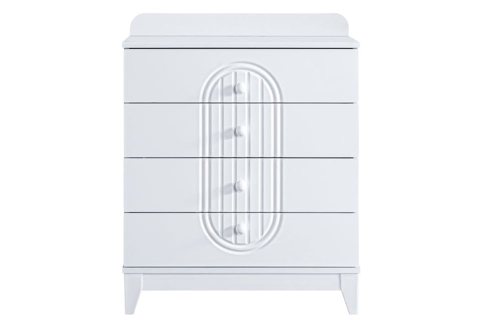 Klas 4 Çekmeceli Şifonyer - Beyaz