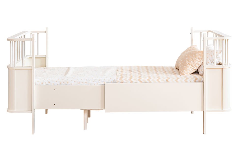 Dünya MDF Büyüyen Beşik 80x130 - Krem