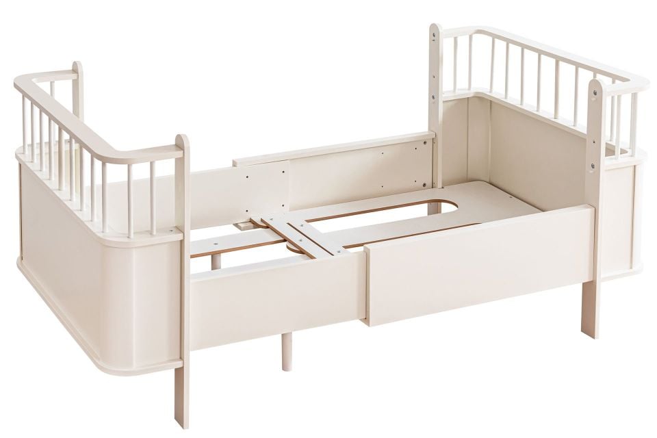 Dünya MDF Büyüyen Beşik 80x130 - Krem