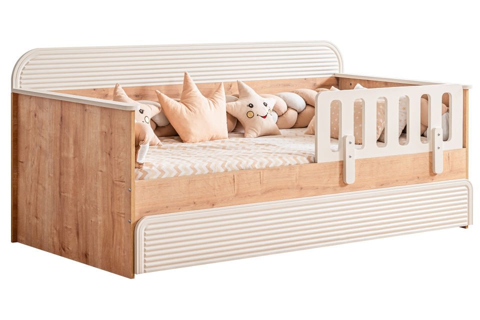 Vizyon Meşe Yavrulu Montessori Karyola, Ceviz - Krem