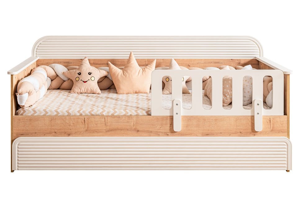 Vizyon Meşe Yavrulu Montessori Karyola, Ceviz - Krem