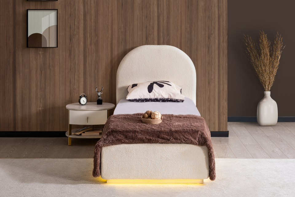 Blesk Ledli Bazalı Karyola