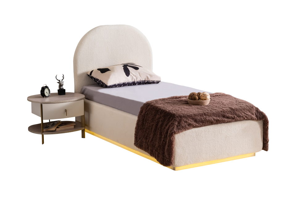 Blesk Ledli Bazalı Karyola