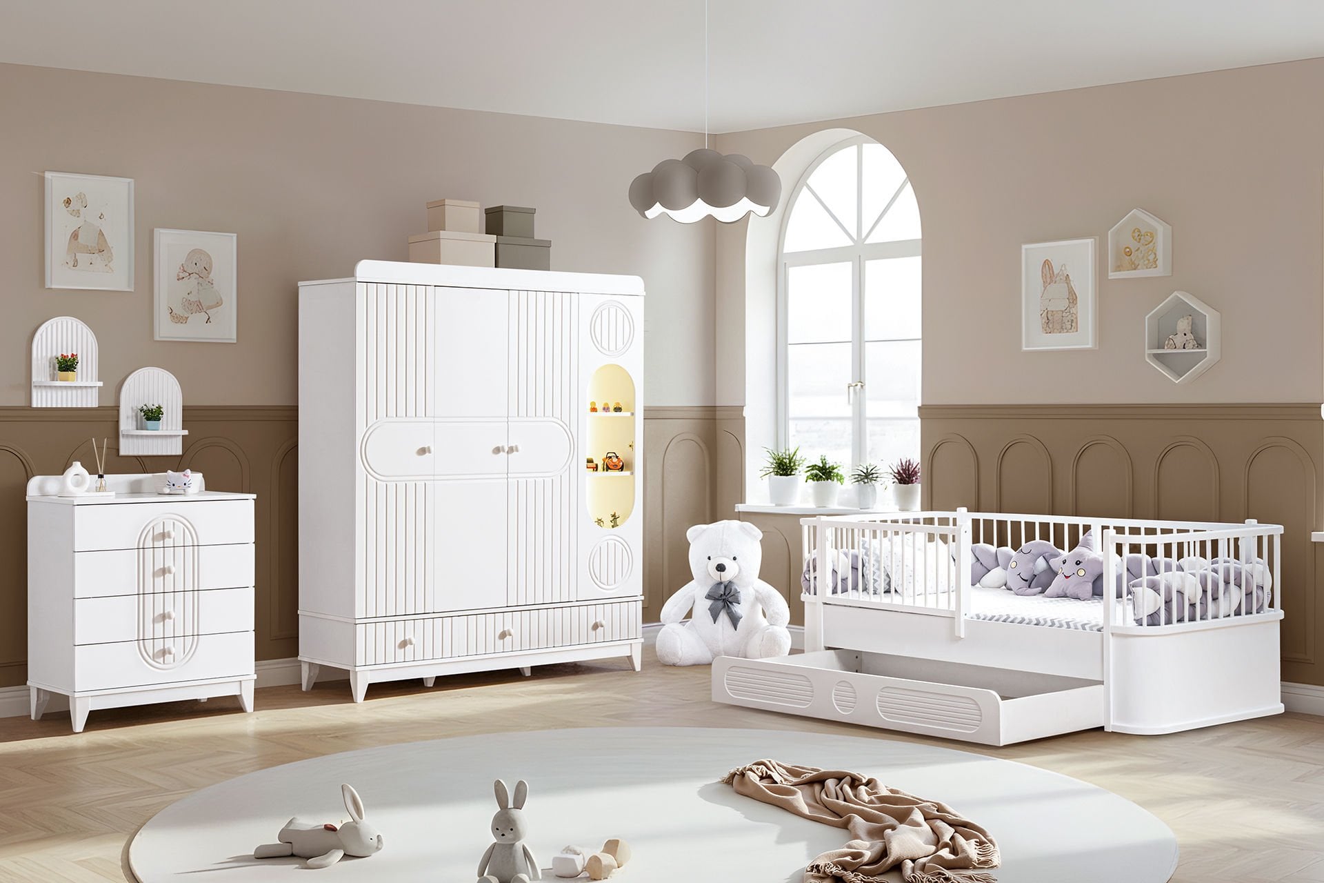 Klas Çocuk Odası Takımı - Beyaz