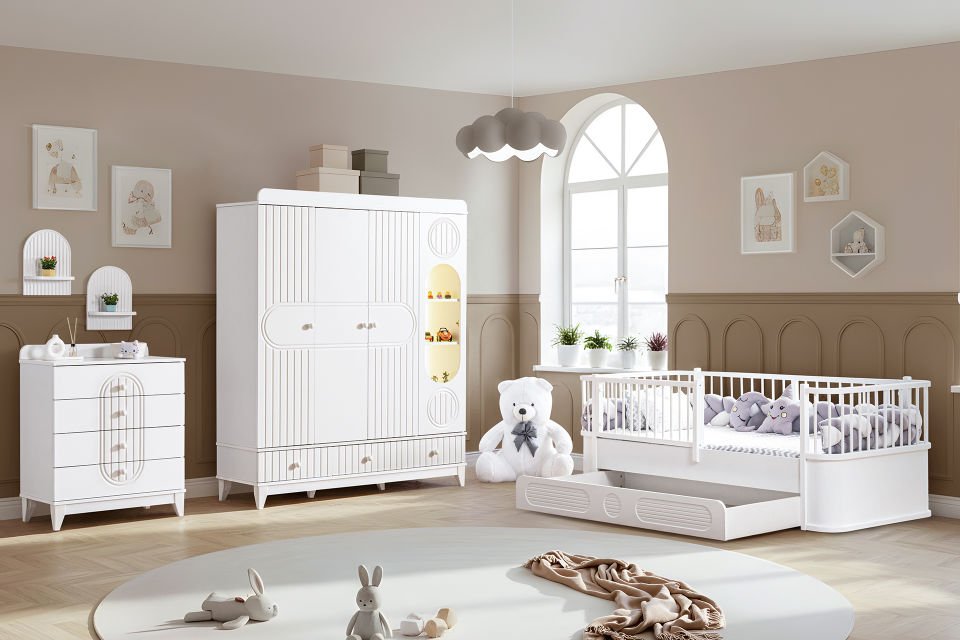 Klas Çocuk Odası Takımı - Beyaz