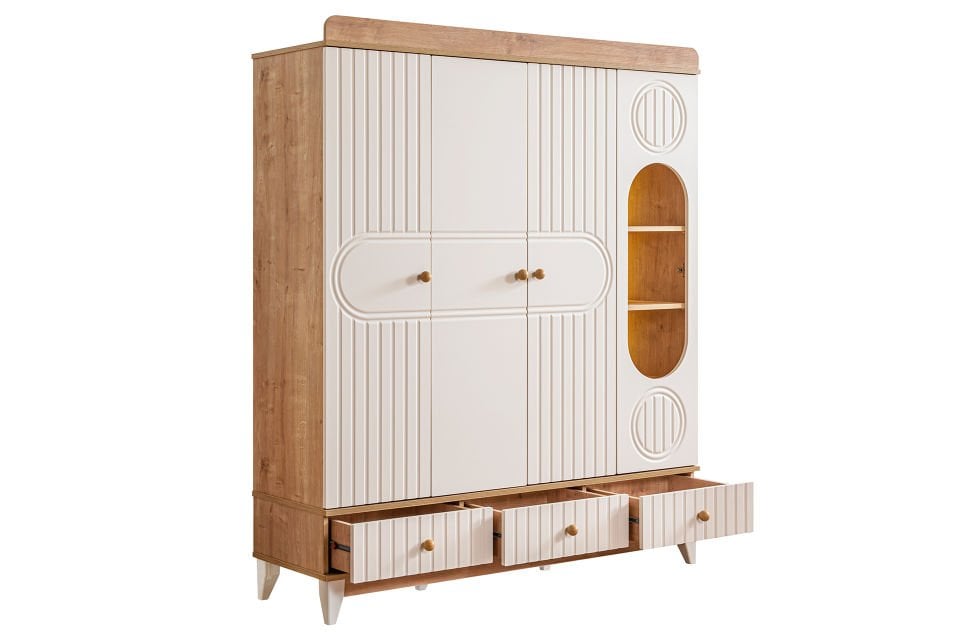 Klas Çocuk Odası Takımı, Ceviz - Krem