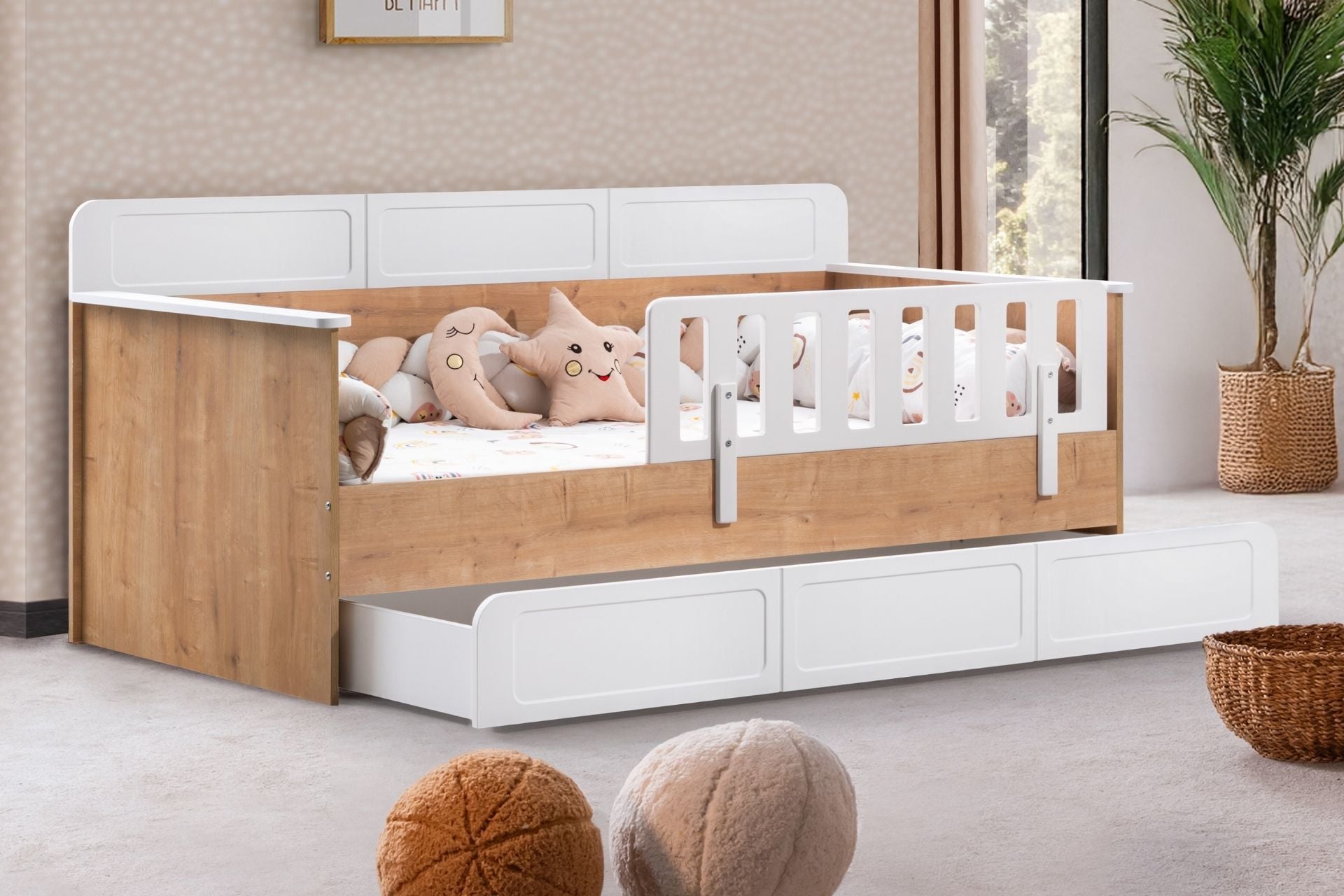 Mira Yavrulu Montessori Karyola - Ceviz