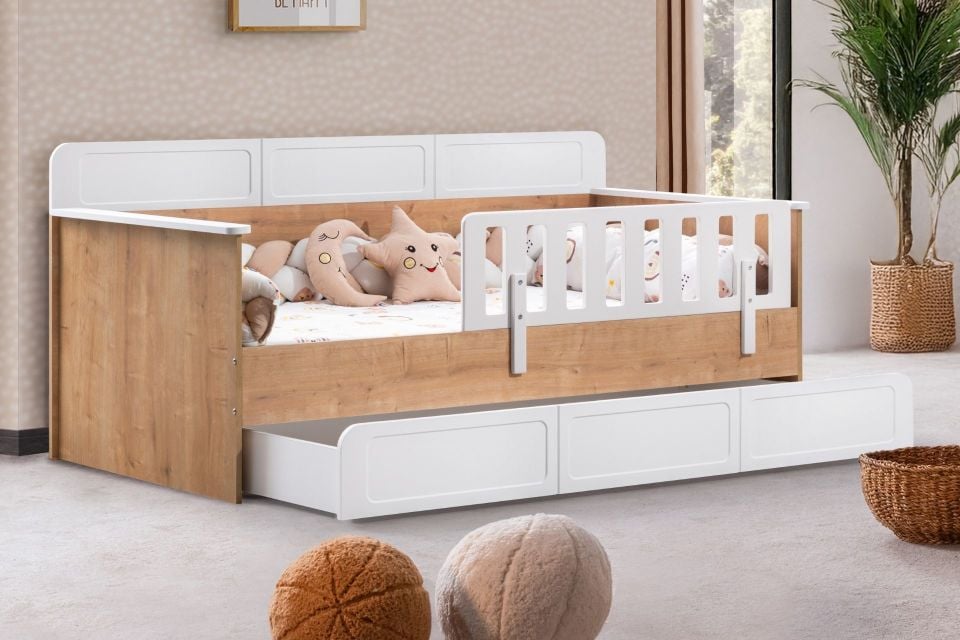 Mira Yavrulu Montessori Karyola - Ceviz