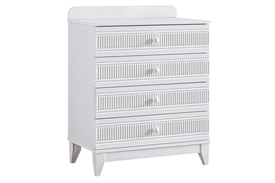 Bakü 4 Çekmeceli Şifonyer - Beyaz