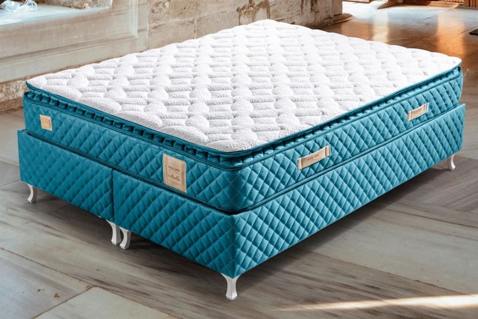 Stella Pedli Ortopedik Yaylı Yatak Turkuaz - 100x200