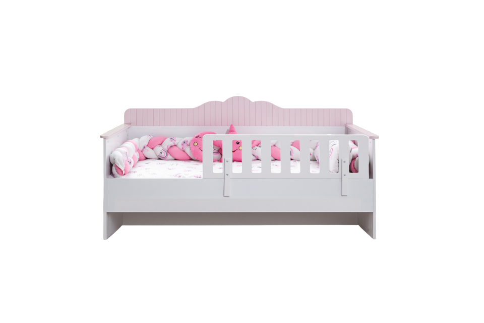 Flower Montessori Karyola - Yavrusuz Pembe