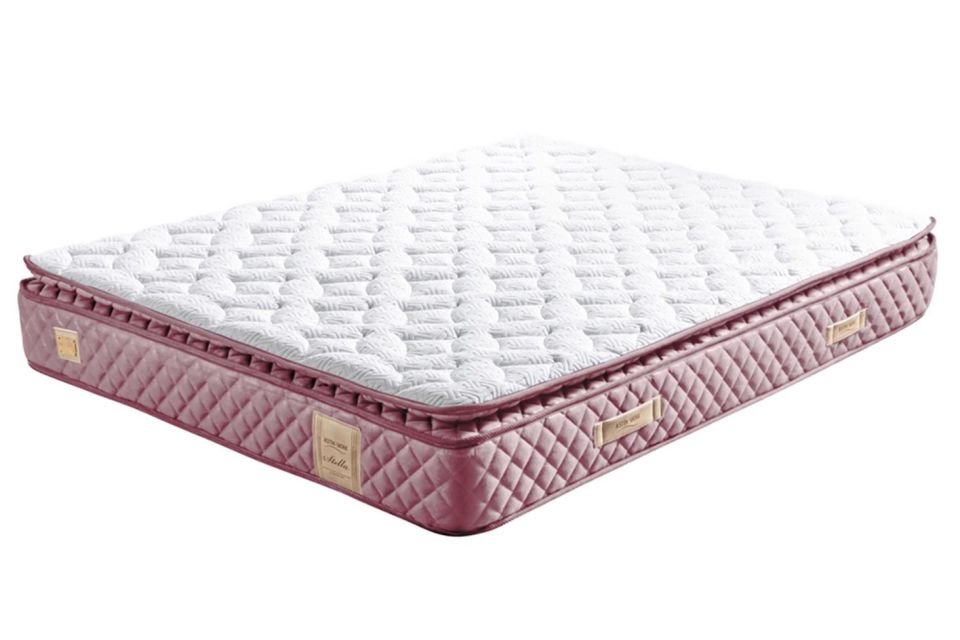 Stella Pedli Ortopedik Yaylı Yatak Pembe - 90x190