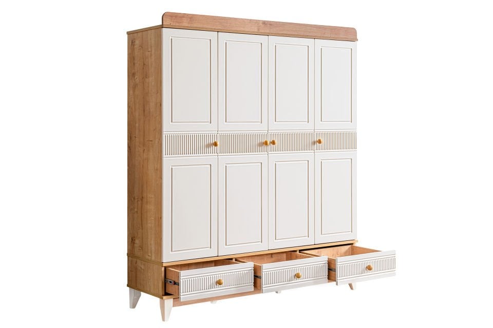 Bakü Çocuk Odası Takımı, Ceviz - Krem